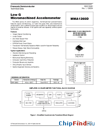 Datasheet MMA1260D manufacturer Motorola